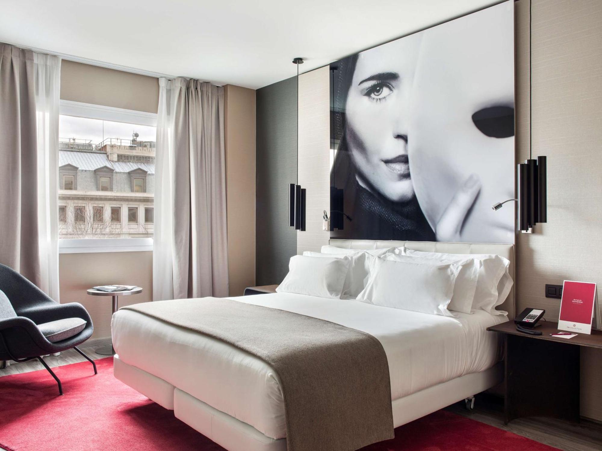 فندق إن إتش كوليكشن مدريد سيوسيا المظهر الخارجي الصورة A room at the hotel