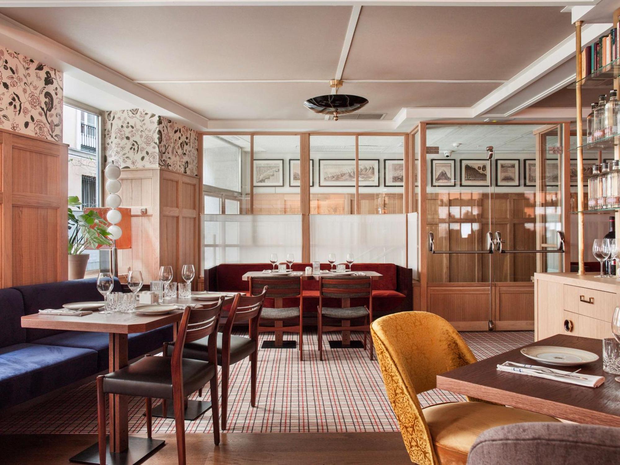 فندق إن إتش كوليكشن مدريد سيوسيا المظهر الخارجي الصورة Interior of the restaurant